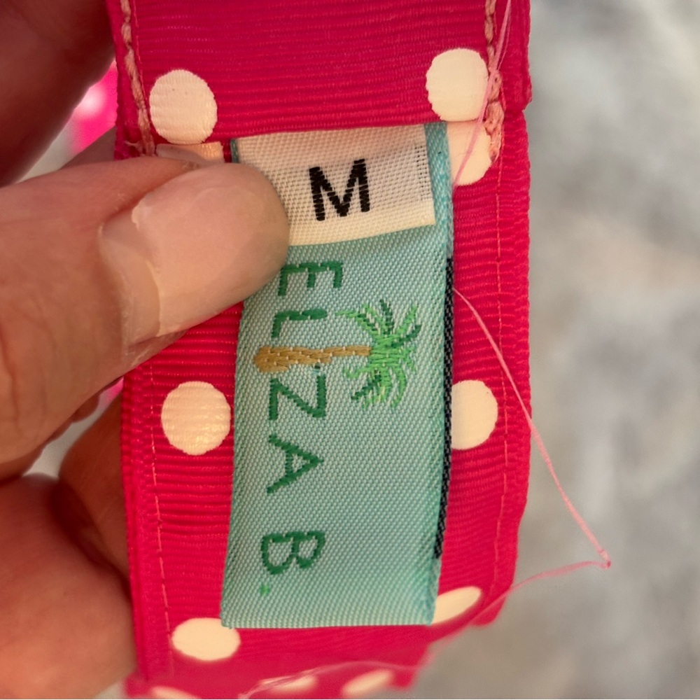 Pink Polka Dot Eliza B belt